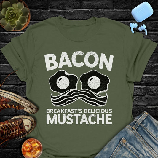 Bacon: Breakfast's Delicious Mustache T-Shirt