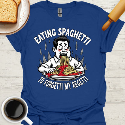 Eating Spaghetti To Forgetti My Regretti