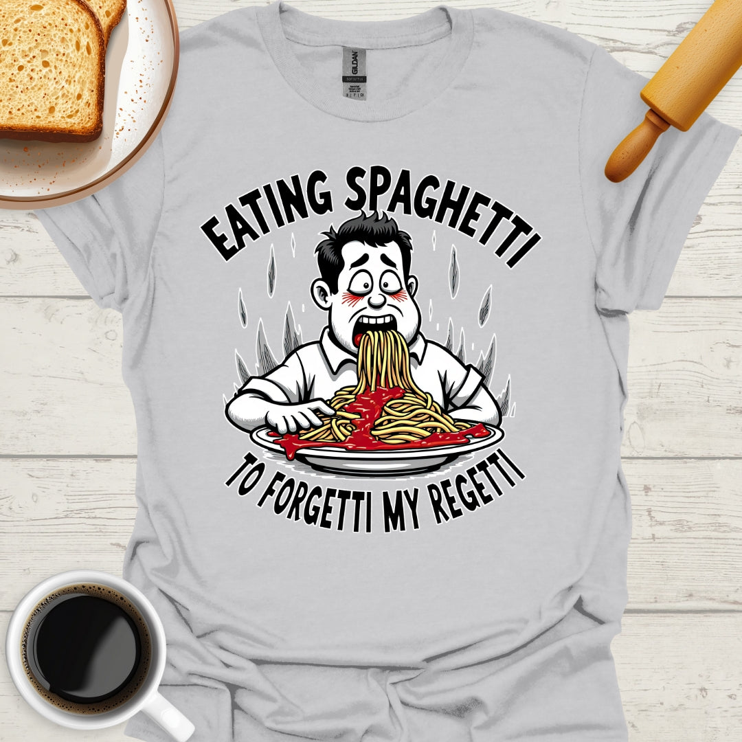 Eating Spaghetti To Forgetti My Regretti