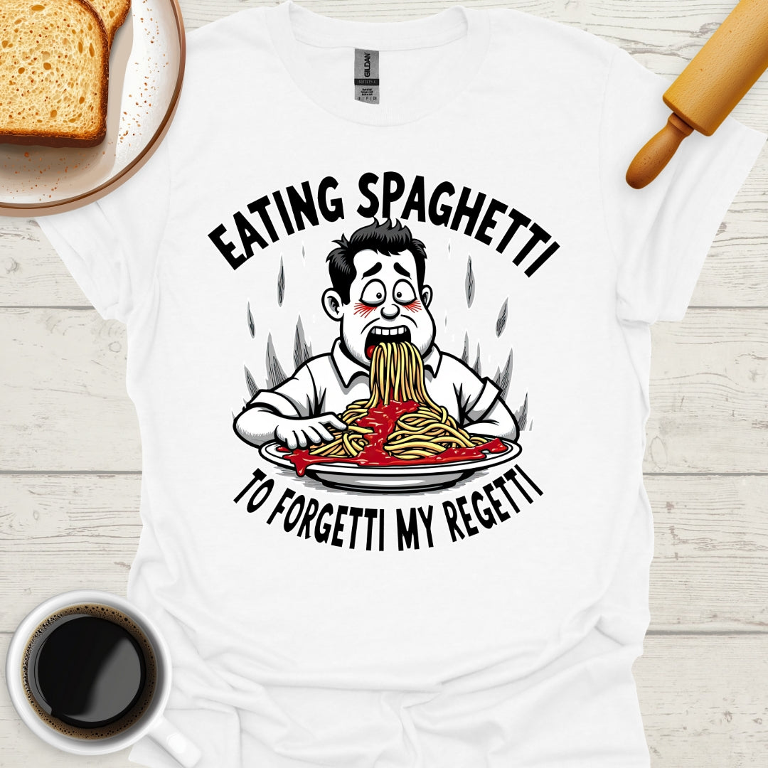 Eating Spaghetti To Forgetti My Regretti